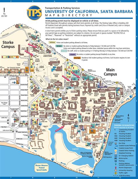 Map of UC Santa Barbara